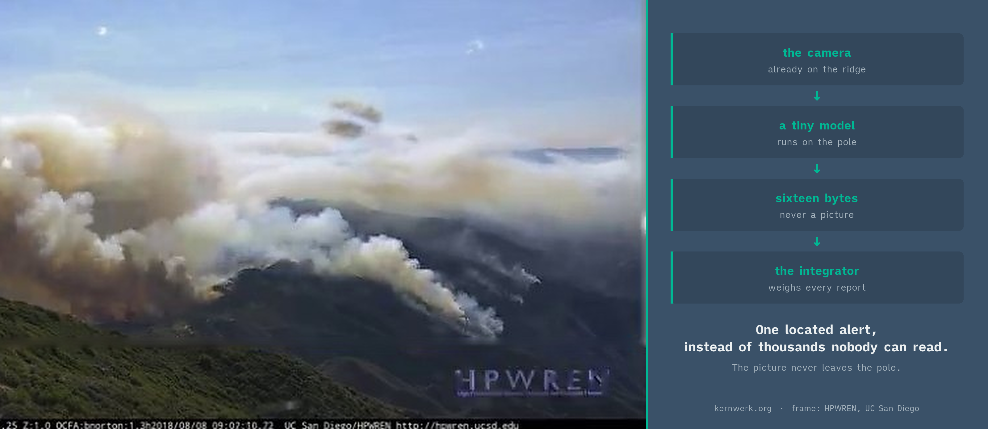 Early wildfire detection: a detector on any camera, one integrator to weigh them all