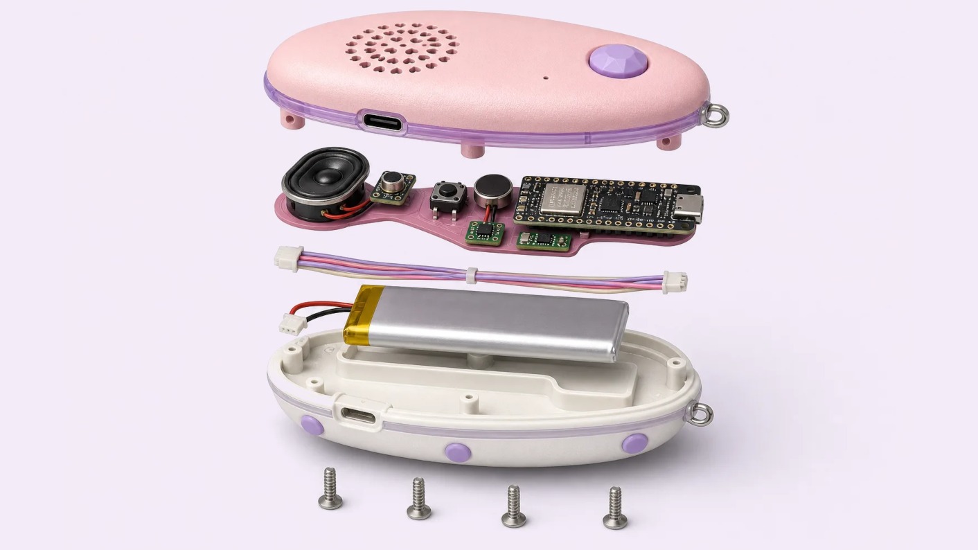 AI cyberdeck speaker