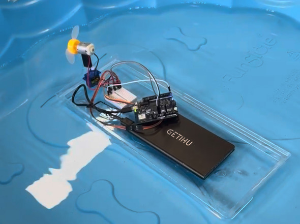 Airboat with Arduino Uno Q